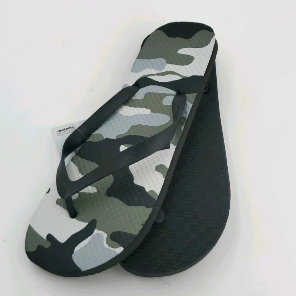 🆕️ Camo Print Flip Flops